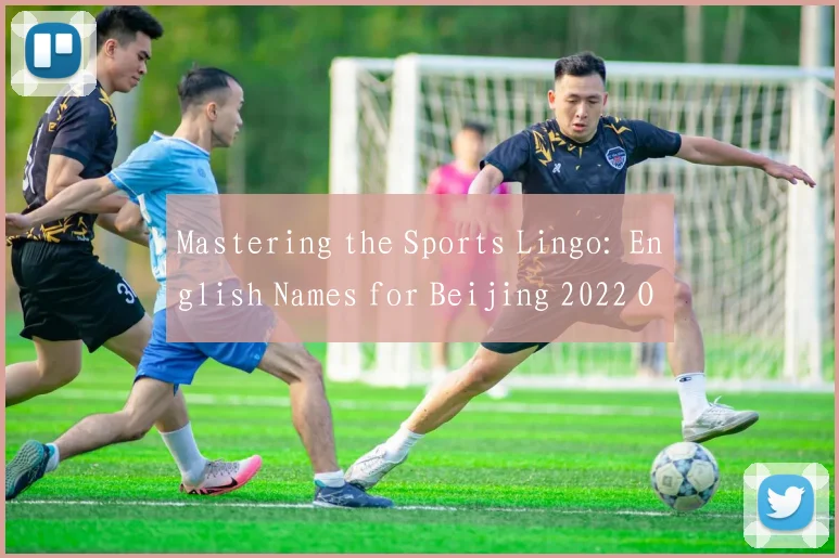 Mastering the Sports Lingo: English Names for Beijing 2022 Olympic Disciplines